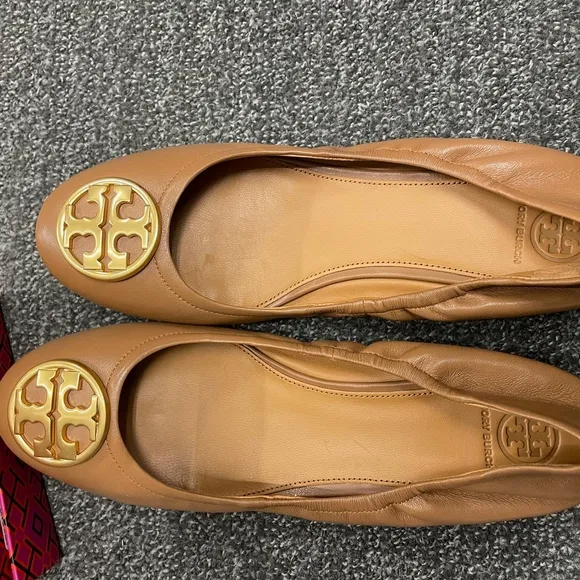 Tory Burch Women's Brown Ballet Flats