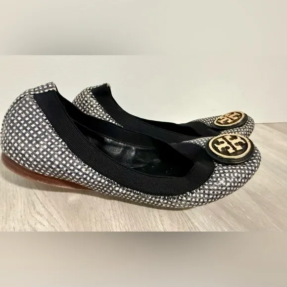 TORY BURCH WOMEN'S PATENT LEATHER Black,  Shoes Sz 5M
