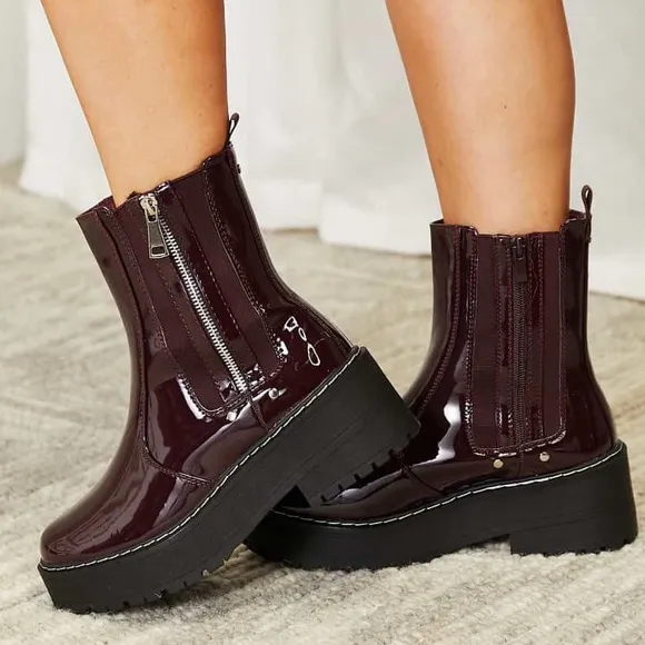 Trendy Zipper Fall Boots