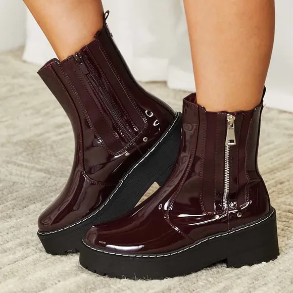 Trendy Zipper Fall Boots