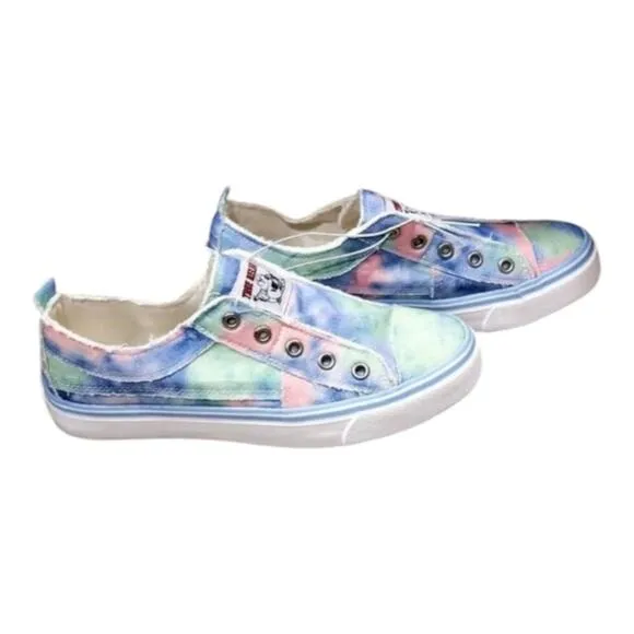 True Religion Korey tie dye 90s chuck style sneakers shoes size 8.5 9.5 10.5