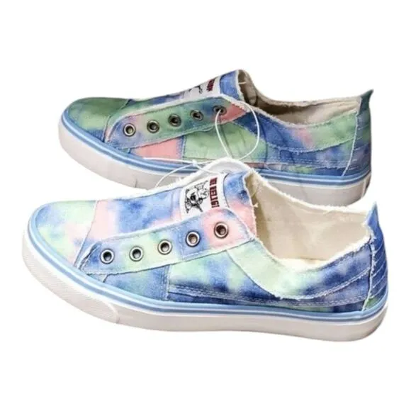 True Religion Korey tie dye 90s chuck style sneakers shoes size 8.5 9.5 10.5