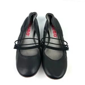 Tsubo Honnor Ballet Flats 8.5 Black Leather Womens Comfort Shoes