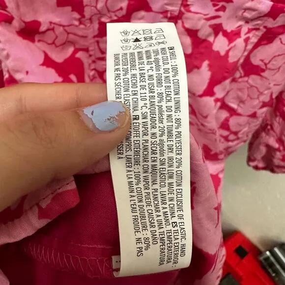Tuckernuck Hyacinth House Red and Pink Balloon Sleeve Sienna Mini Dress