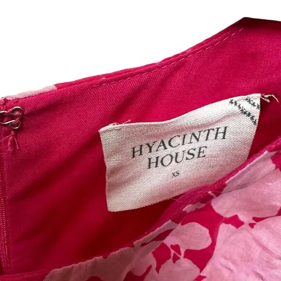 Tuckernuck Hyacinth House Red and Pink Balloon Sleeve Sienna Mini Dress