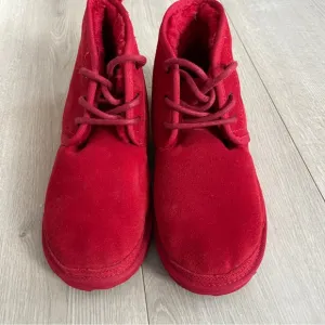 UGG ankle Boots suede Samba Red 1017320K unisex