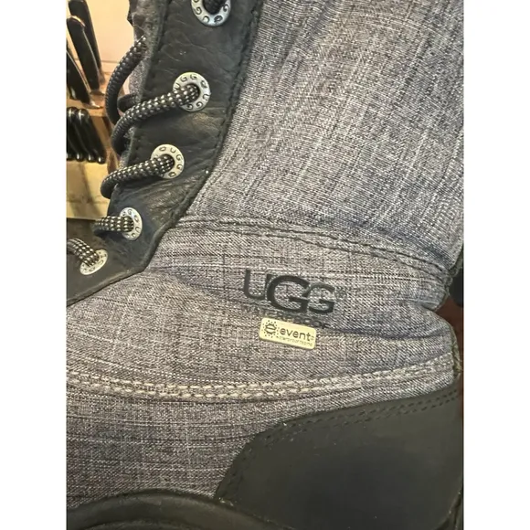 UGG Australia Adirondack Waterproof Winter Snow Boots in Charcoal