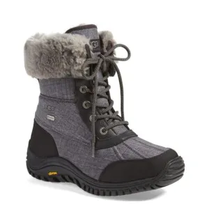 UGG Australia Adirondack Waterproof Winter Snow Boots in Charcoal