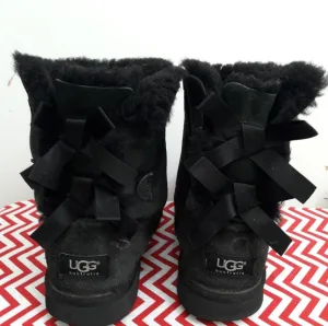 UGG AUSTRALIA Bailey Bow winter boots. Black  4