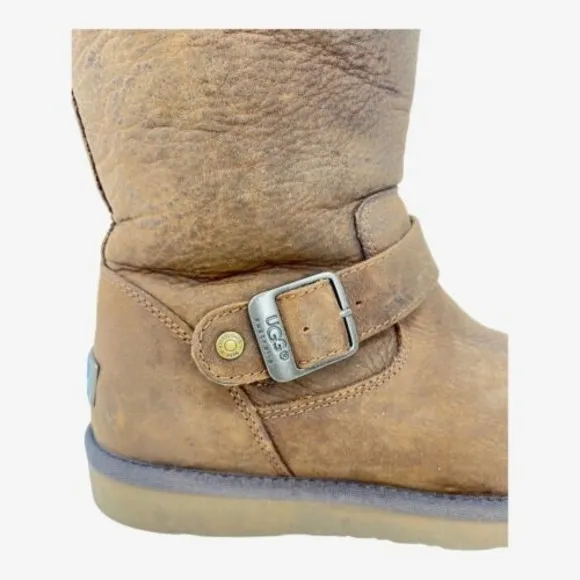 UGG Australia Sutter Boots Toast Brown Water Resistant Size 6 1005374