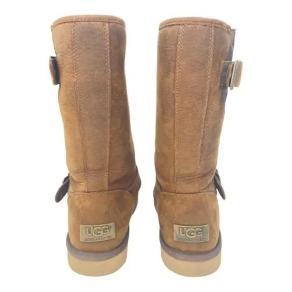 UGG Australia Sutter Boots Toast Brown Water Resistant Size 6 1005374