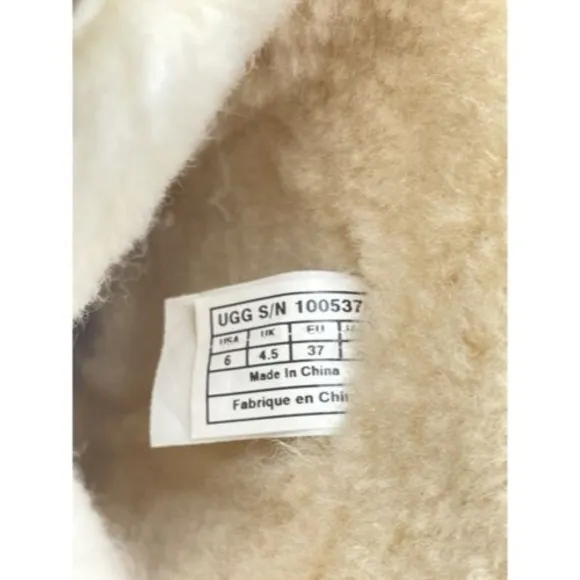 UGG Australia Sutter Boots Toast Brown Water Resistant Size 6 1005374