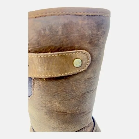 UGG Australia Sutter Boots Toast Brown Water Resistant Size 6 1005374