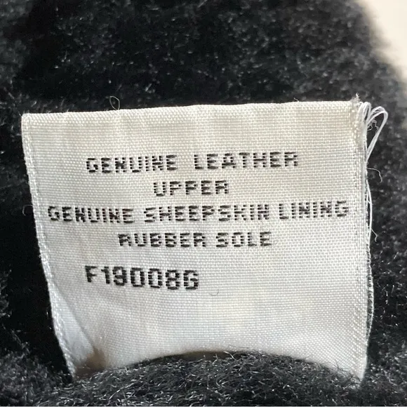 UGG Australia Ultimate Tall Braid 5340 Women's 8 Black Leather Winter F19008G