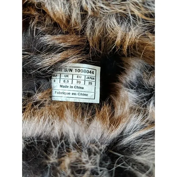 UGG Australia Women's 1008044 ROSANA Chestnut Fur Winter Boots Size 8