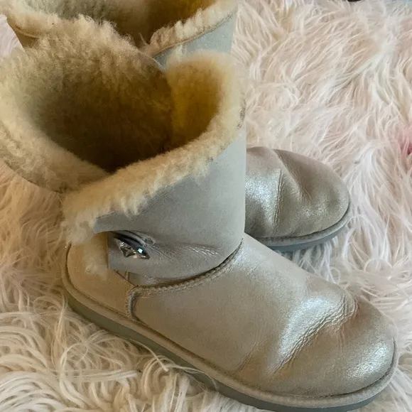 UGG Bailey Button icy bling boots