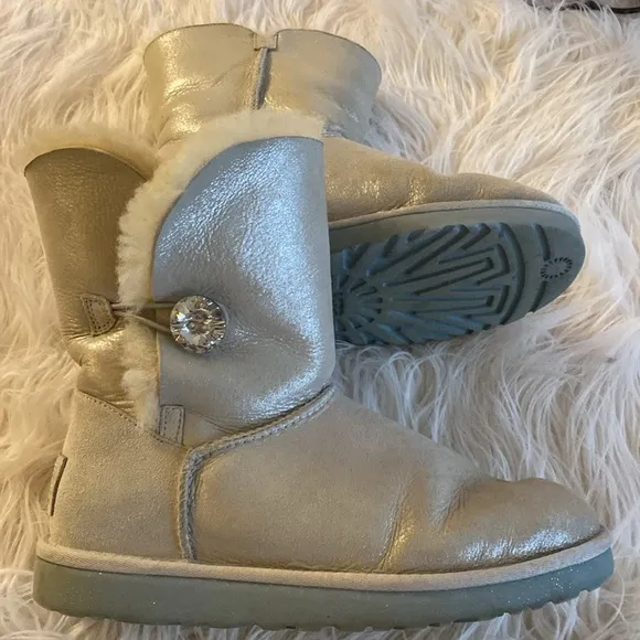 UGG Bailey Button icy bling boots