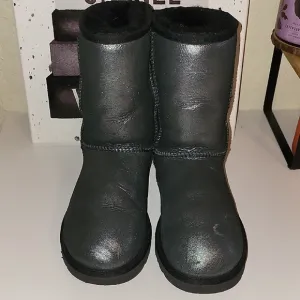 UGG Black Metallic Winter Boots