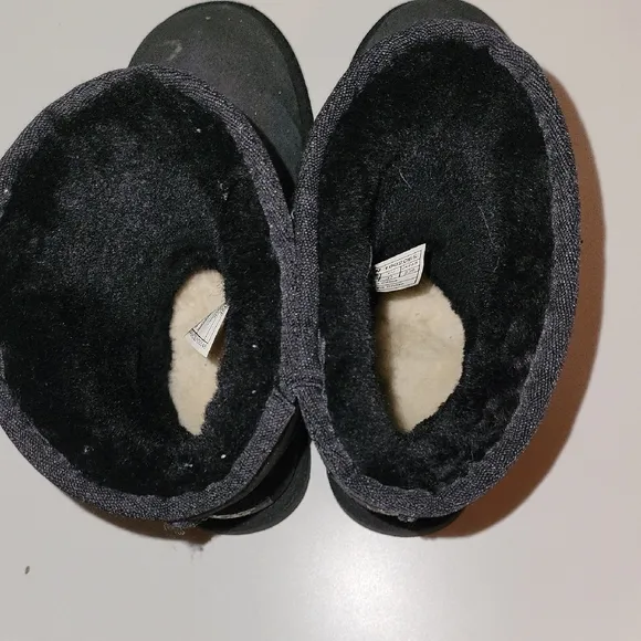 UGG Black Metallic Winter Boots