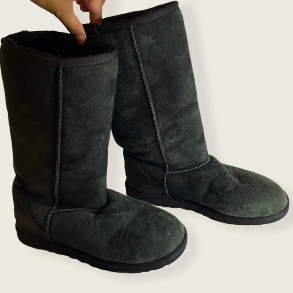 UGG black tall boots size 6