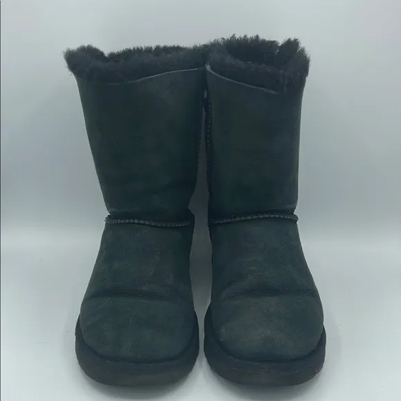 UGG Black Winter Boots with Sheepskin Lining