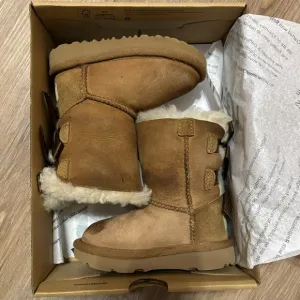 Ugg Boots Bailey Bow II Boots Chestnut Brown Tan Baby Toddler Girl Shoe Size 6