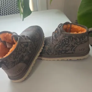 UGG Brown and Orange Boots with Cozy Lining