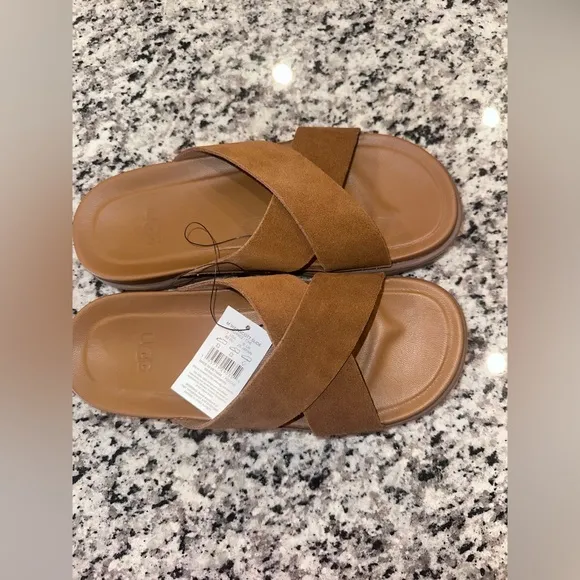 UGG Brown Sandals women’s size 8 1/2 or men’s size 7