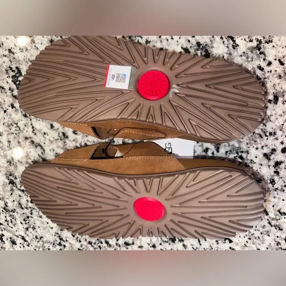 UGG Brown Sandals women’s size 8 1/2 or men’s size 7