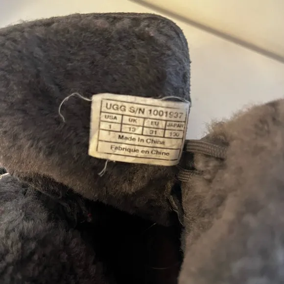 UGG Butte Sherpa Lined Winter Boots Sz 1