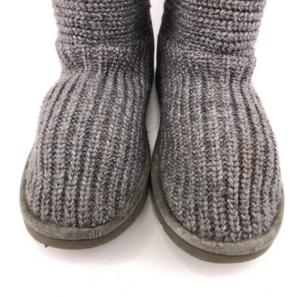 UGG Classic Cardy Tall Knit Winter Boots 8