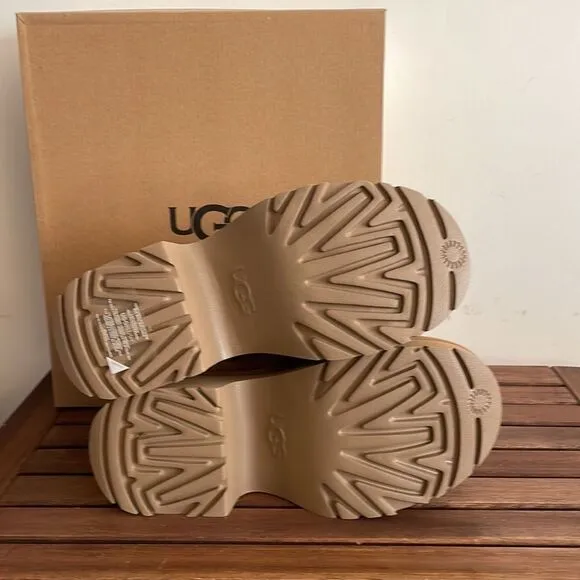 UGG Classic Ultra Mini New Heights Boots Chestnut USA Women Size 8/UK 6/EU 39