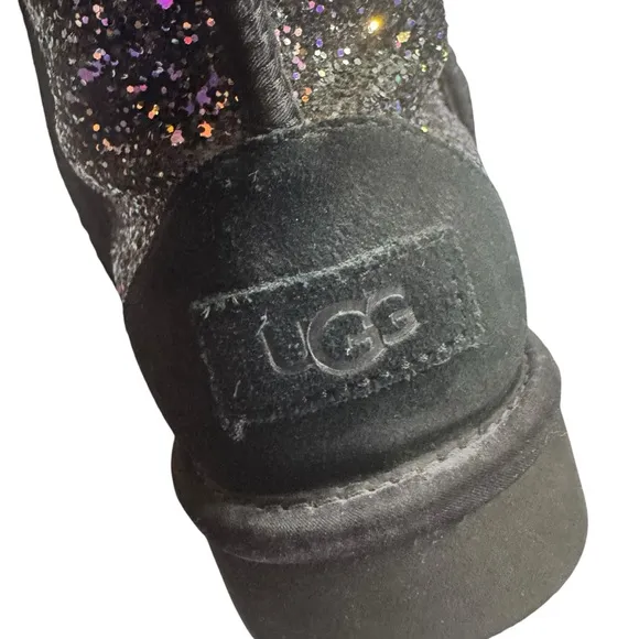 UGG Glitter Black Winter Boots