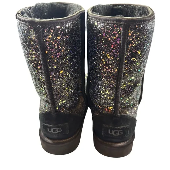 UGG Glitter Black Winter Boots