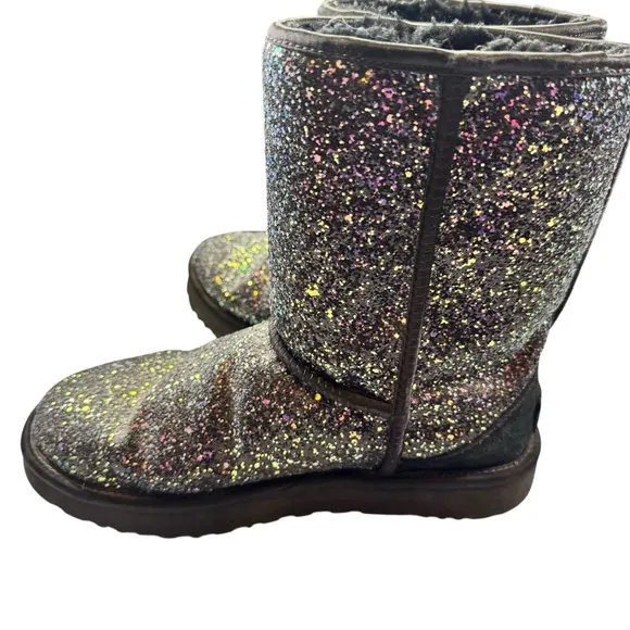 UGG Glitter Black Winter Boots