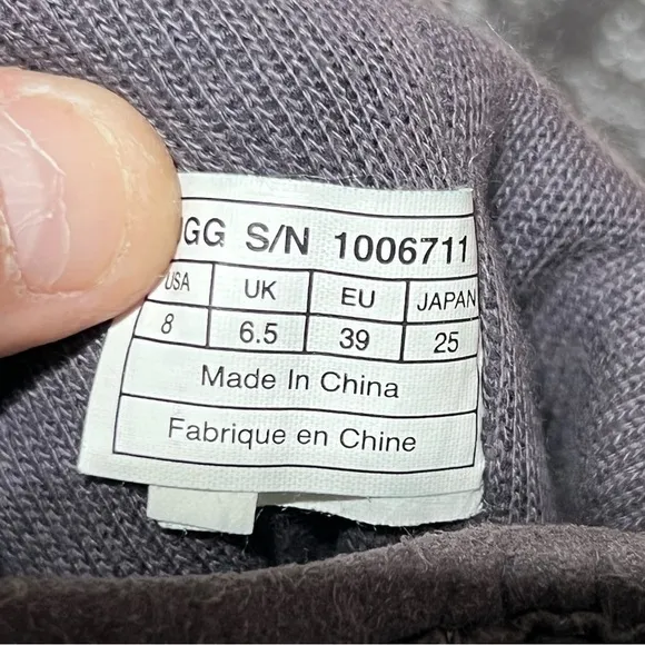 Ugg Grey Camaya Sequin Winter Boots