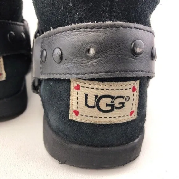 UGG I Heart Rock 'n Roll Harness Winter Boots Kids 4