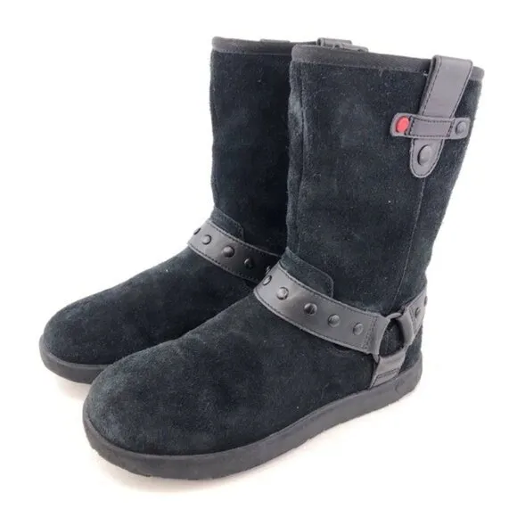 UGG I Heart Rock 'n Roll Harness Winter Boots Kids 4