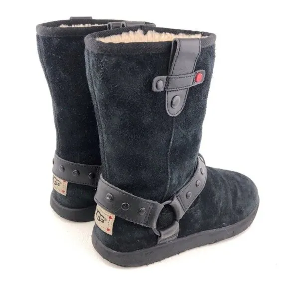 UGG I Heart Rock 'n Roll Harness Winter Boots Kids 4