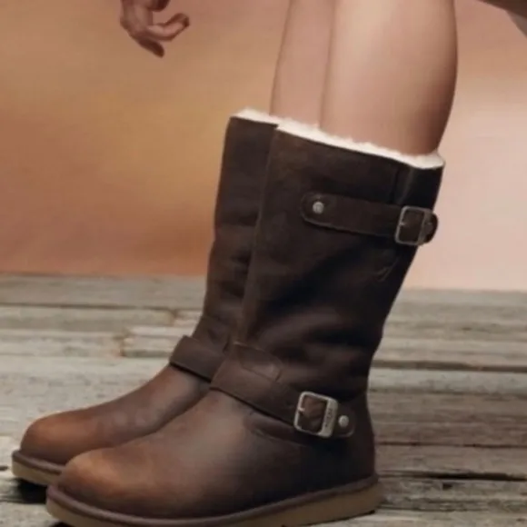 UGG Kensington Shearling Fleece Lined Winter Boots