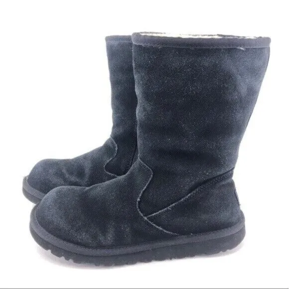 UGG Lil Sunshine Sheepskin Winter Boots Kids 4
