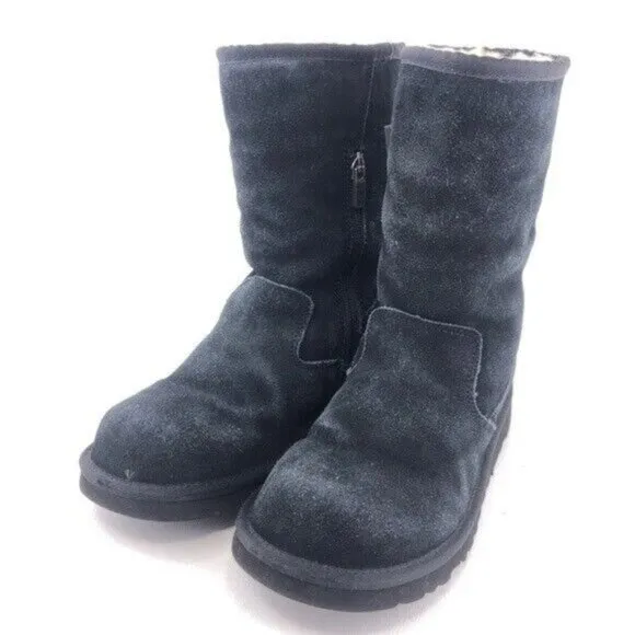 UGG Lil Sunshine Sheepskin Winter Boots Kids 4