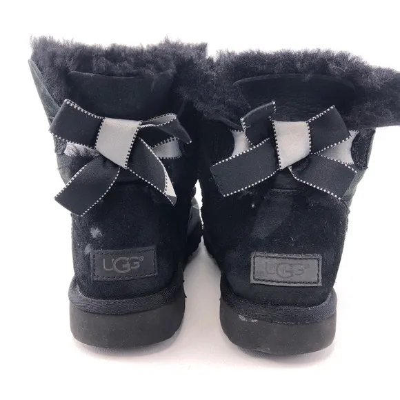 UGG Mini Bailey Bow II Shimmer Winter Boots 7