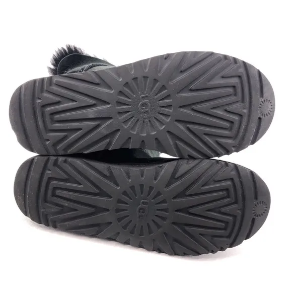 UGG Mini Bailey Bow II Shimmer Winter Boots 7