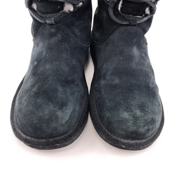 UGG Montclair Lace Tall Sheepskin Winter Boots 8