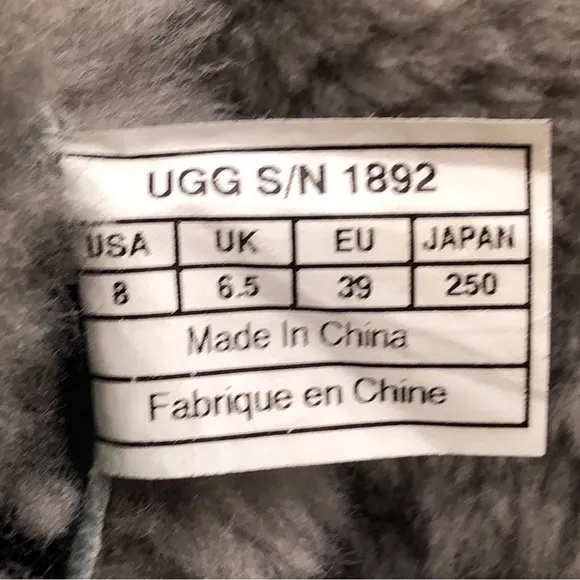 UGG Montclair Lace Tall Sheepskin Winter Boots 8