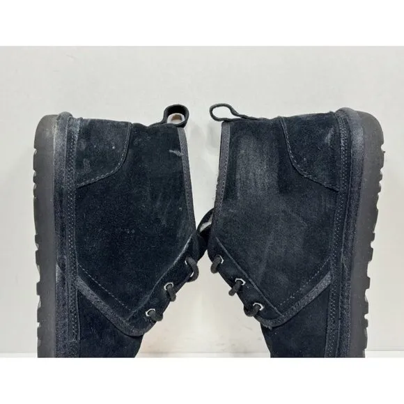 UGG Neumel Casual Classic Suede Ankle Chukka Boots Men’s Size 11 Black