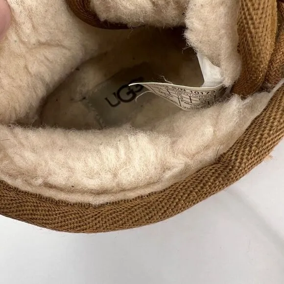 UGG Nuemel II Youth Kids 1 Chestnut Brown Suede Winter Boots