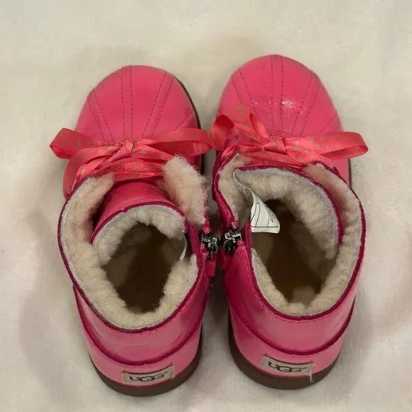 UGG Payten Stars Boots Toddler sz 10 Pink Winter Boots
