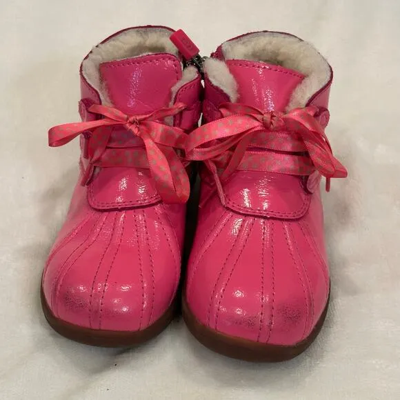 UGG Payten Stars Boots Toddler sz 10 Pink Winter Boots